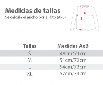 Tabla Tallas Polera Técnica Triatlón